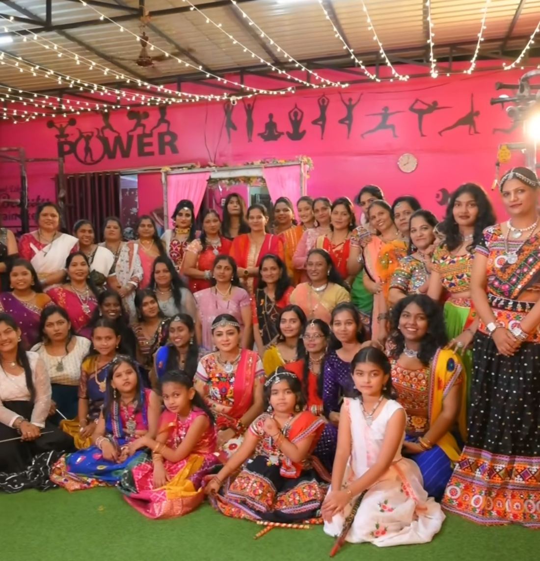 Navratri celebration at Mannala Fitness Club